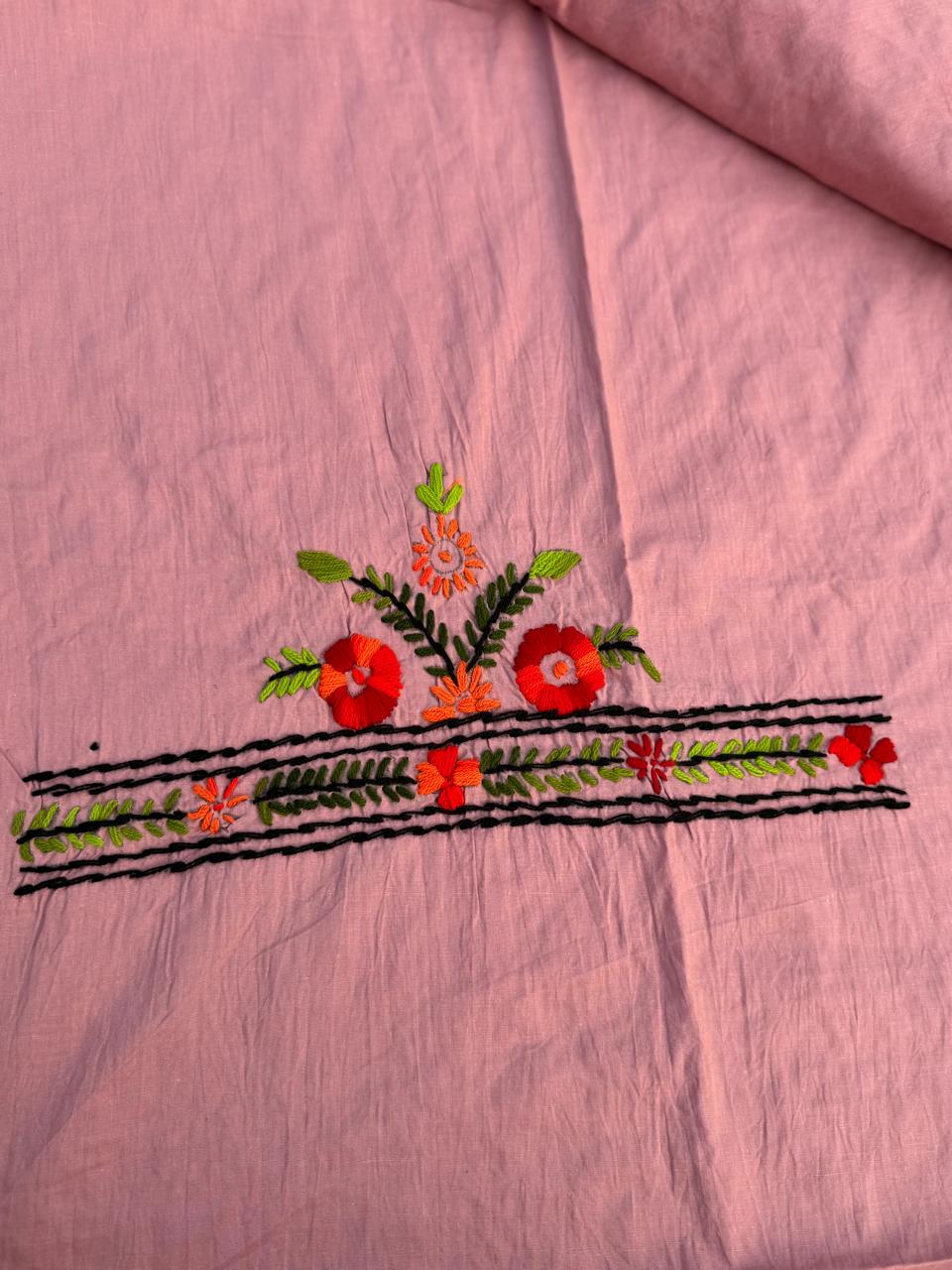Chikonwala's Exclusive Hand Embroidered Fulkari Dress