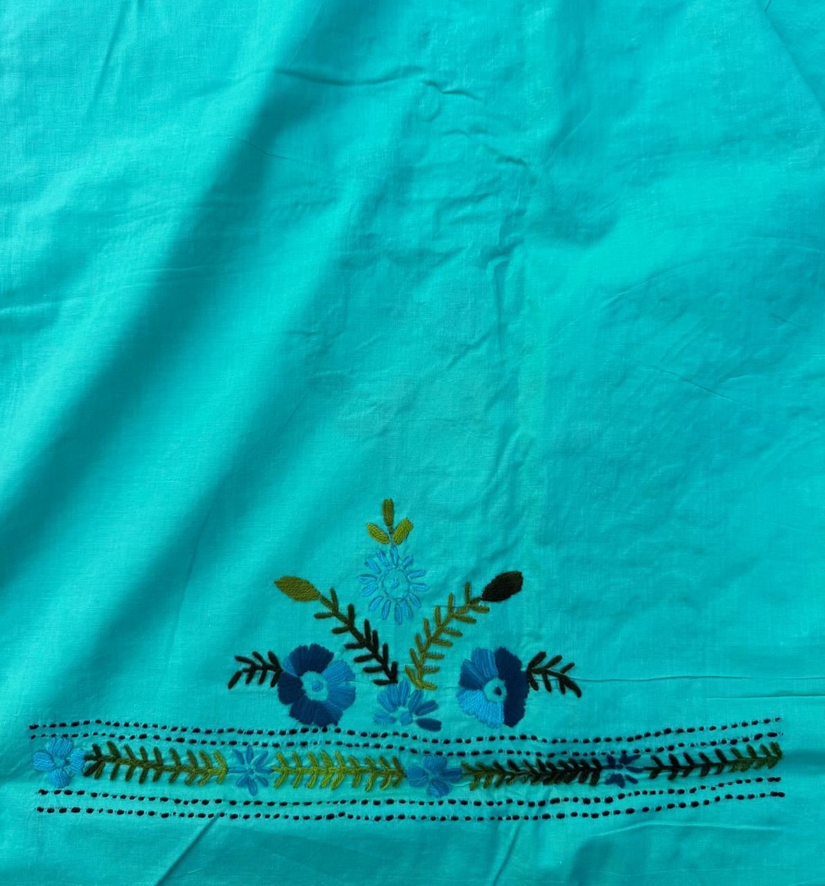 Chikonwala's Exclusive Hand Embroidered Fulkari Dress