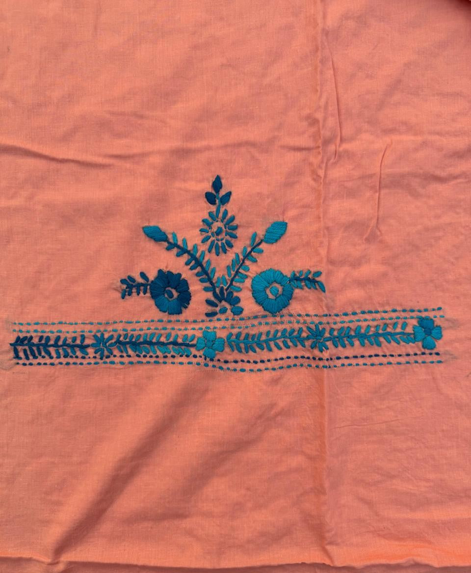 Chikonwala's Exclusive Hand Embroidered Fulkari Dress