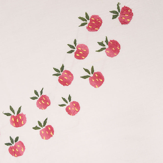 Chikonwala's hand Embroidered Floral Design Bedsheet