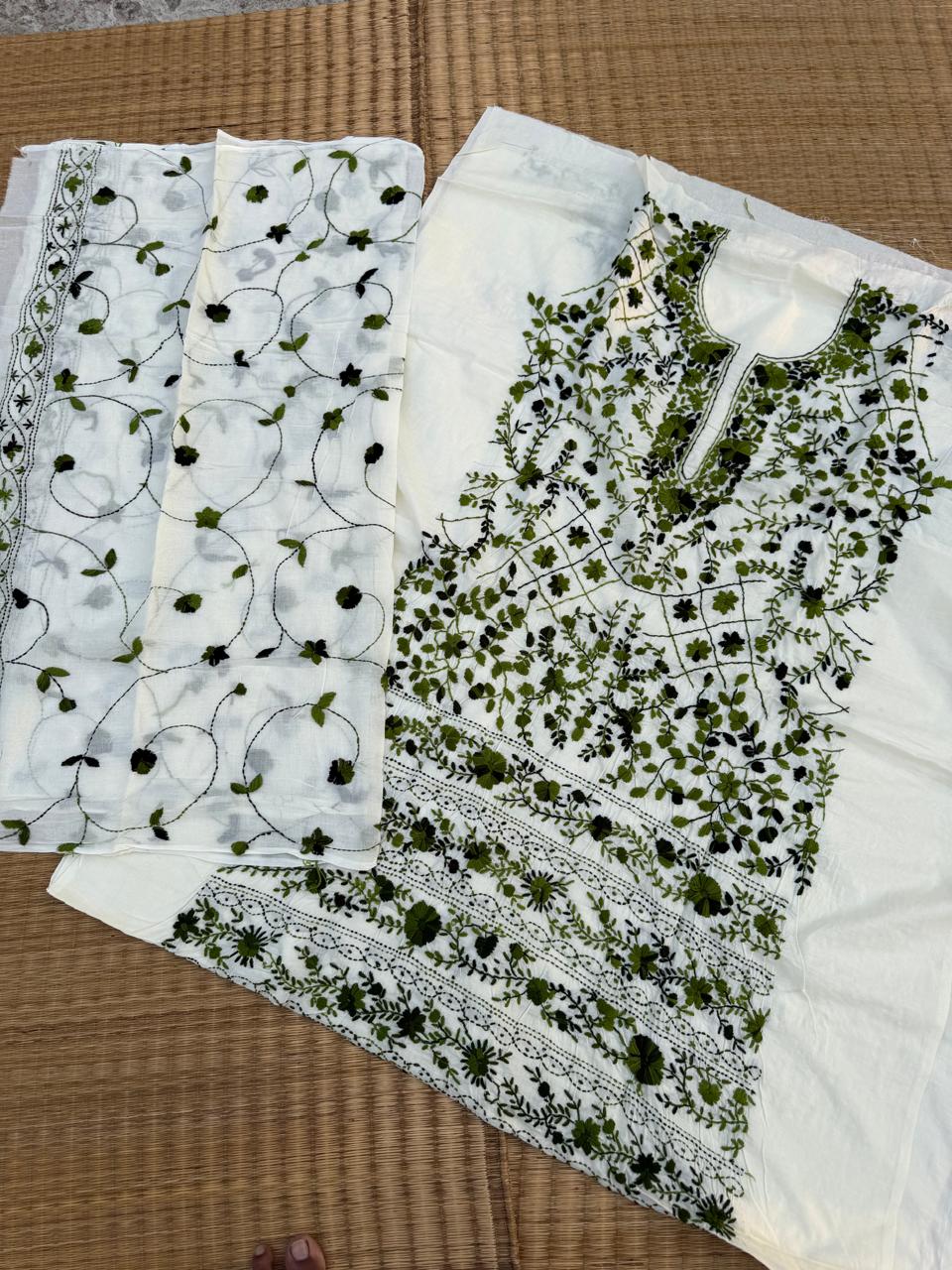 Chikonwala's Exclusive Hand Embroidered Fulkari Dress
