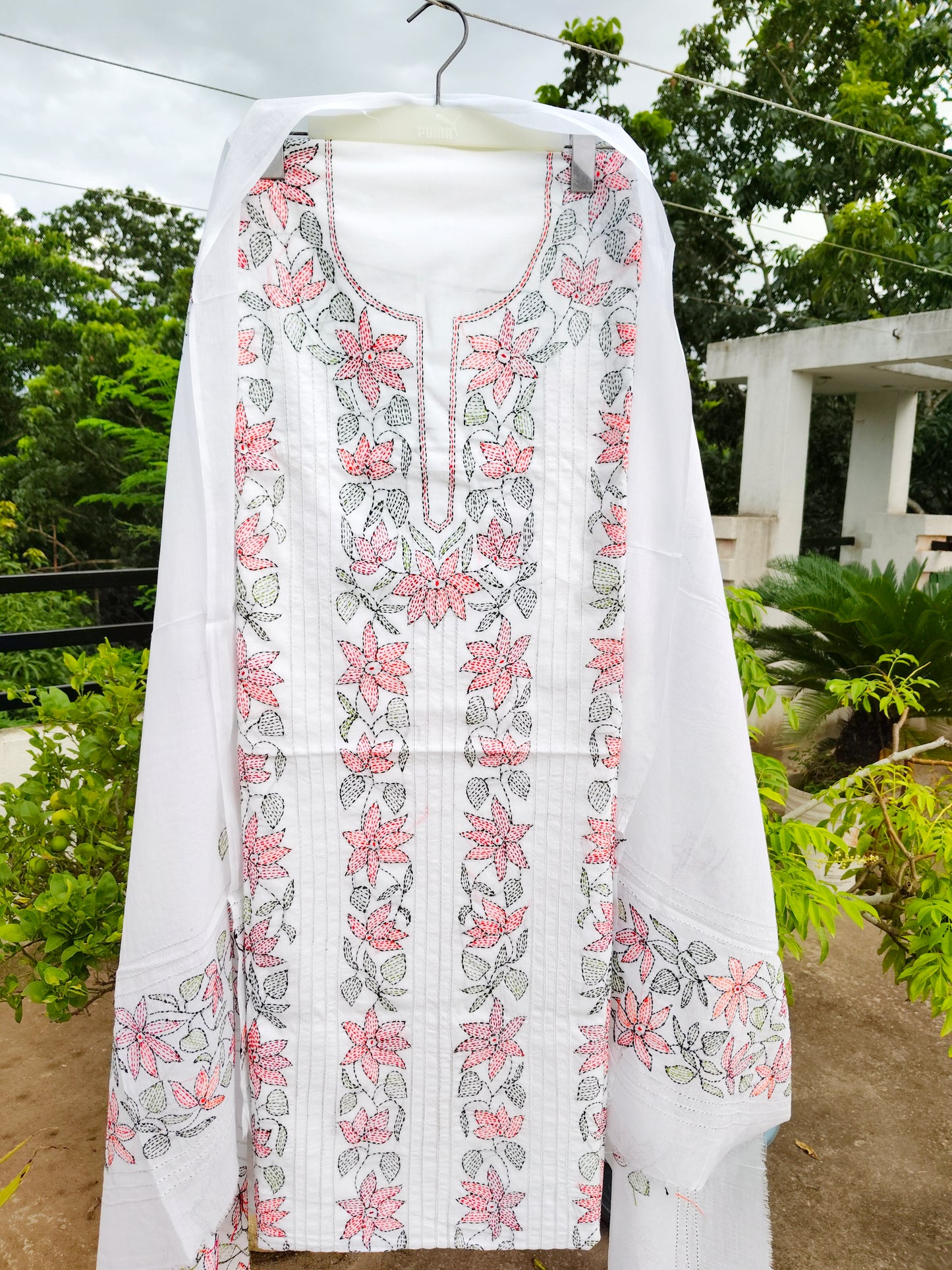 Chikonwala's Exclusive Hand Embroidered Fulkari Dress