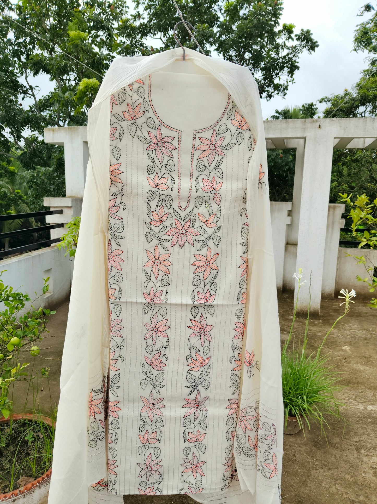 Chikonwala's Exclusive Hand Embroidered Fulkari Dress