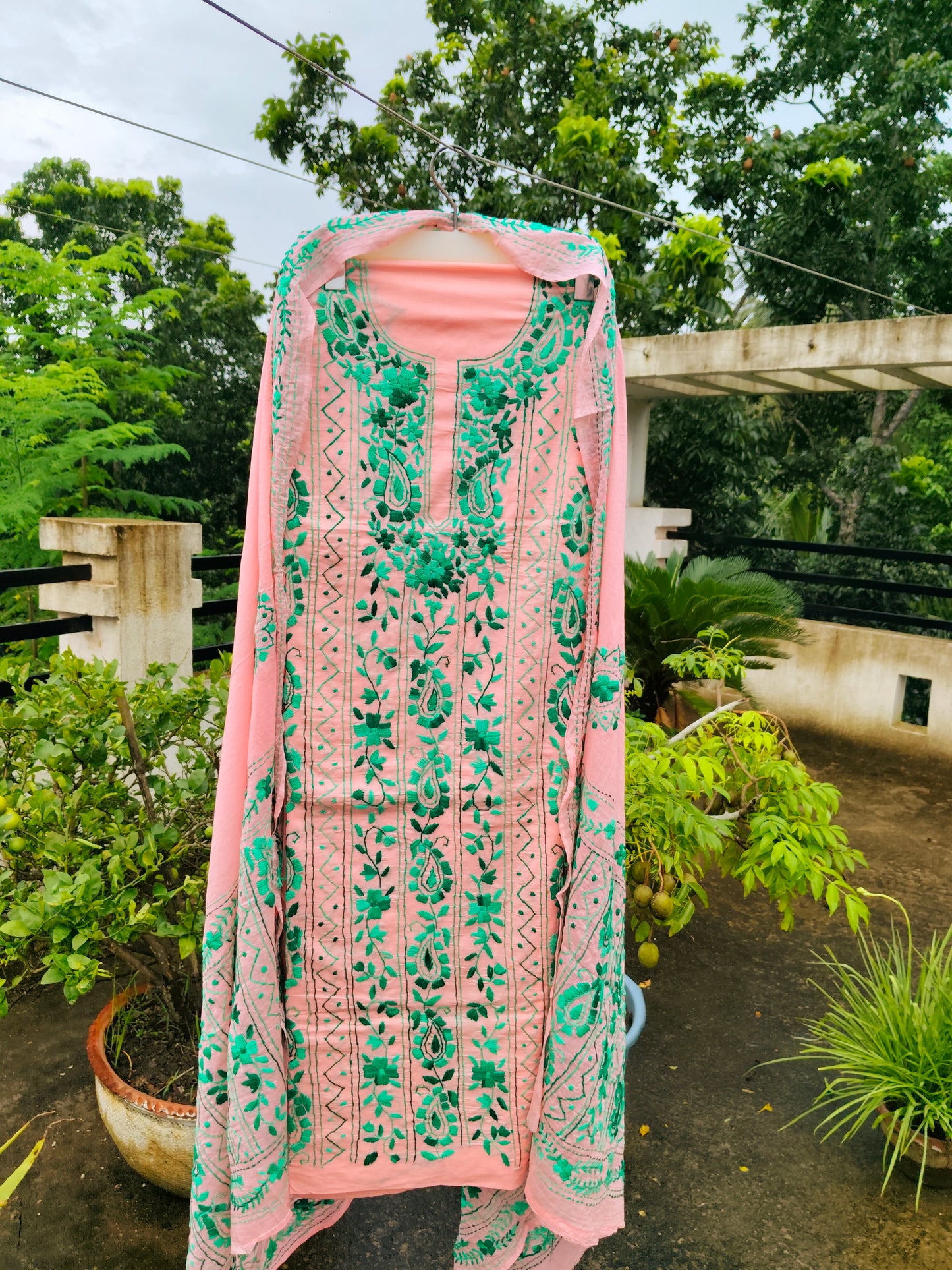 Chikonwala's Exclusive Hand Embroidered Fulkari
