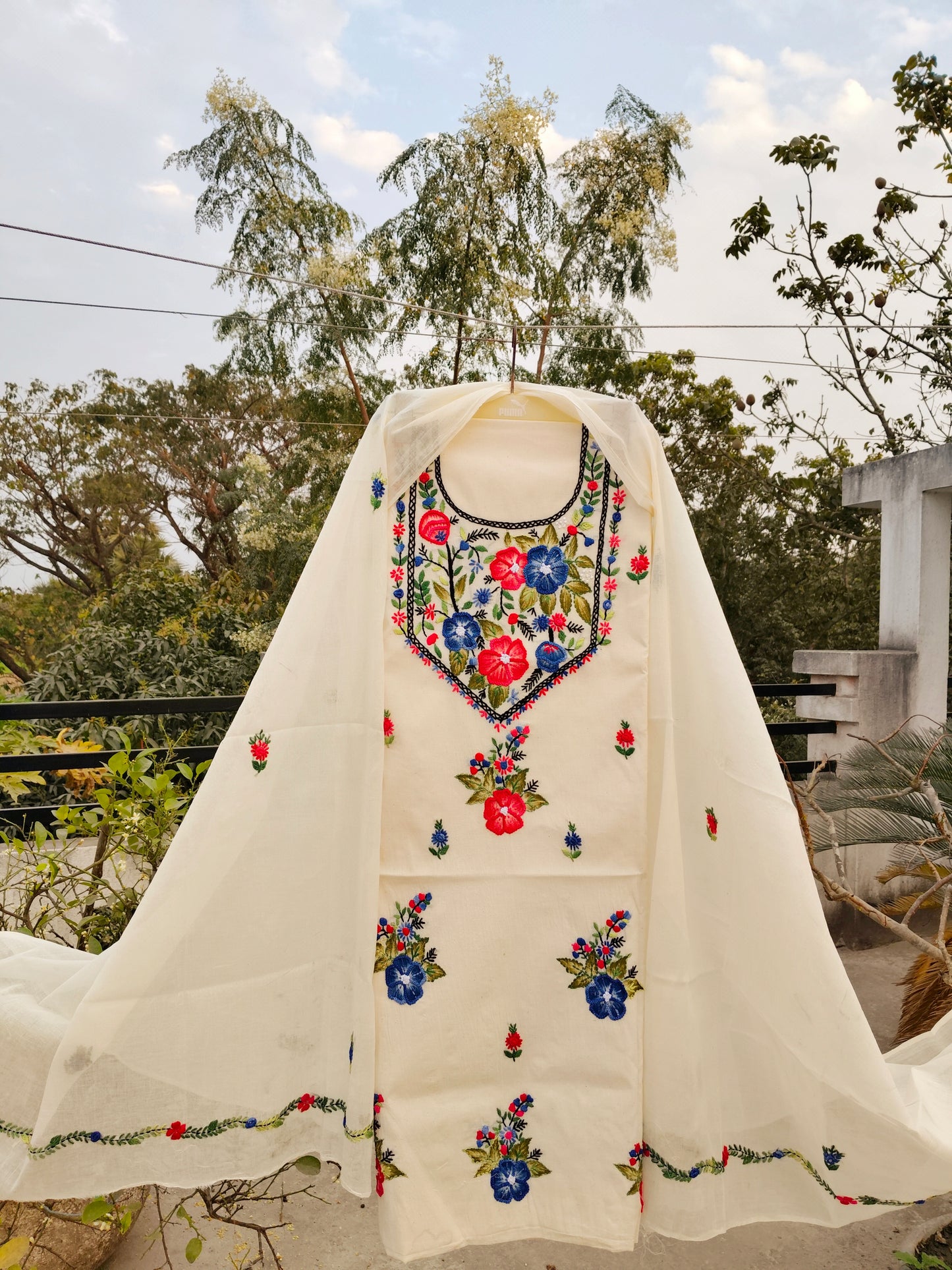 Chikonwala's Exclusive Hand Embroidered Cord Dress