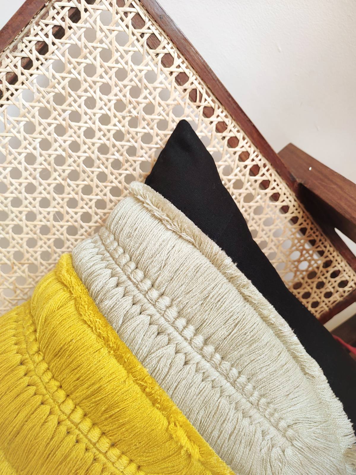 Chikonwala's Handmade Feather Cushion Covers(Set of 2 || 40x40 cm)