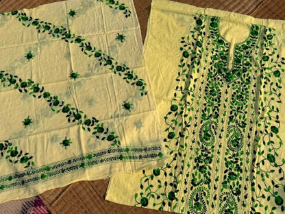 Chikonwala's Exclusive Hand Embroidered Fulkari Dress