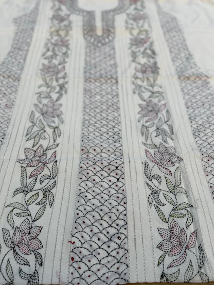 Chikonwala's Exclusive Hand Embroidered Bedding Kantha Dress