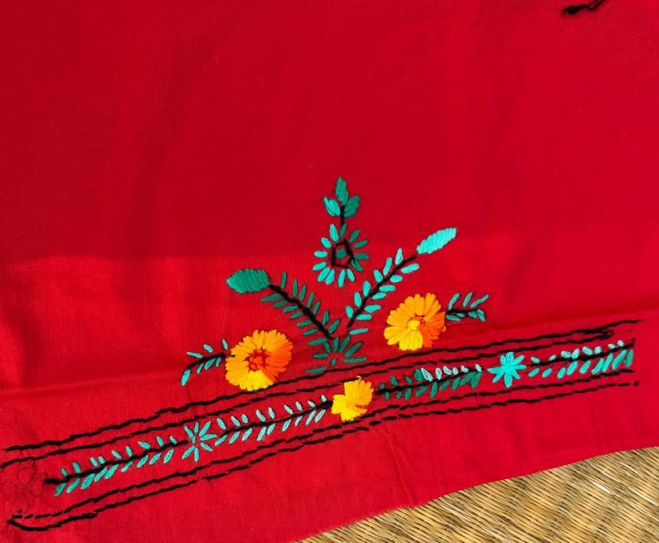 Chikonwala's Exclusive Hand Embroidered Fulkari Dress