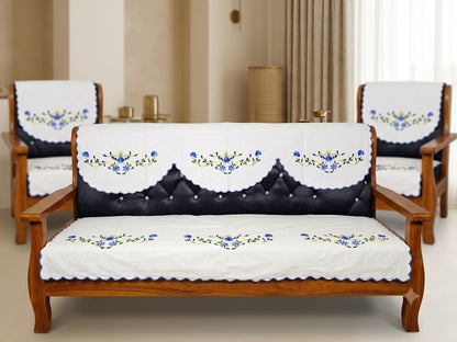 Hand Embroidered Sofa Cover (3+1+1 Seater)