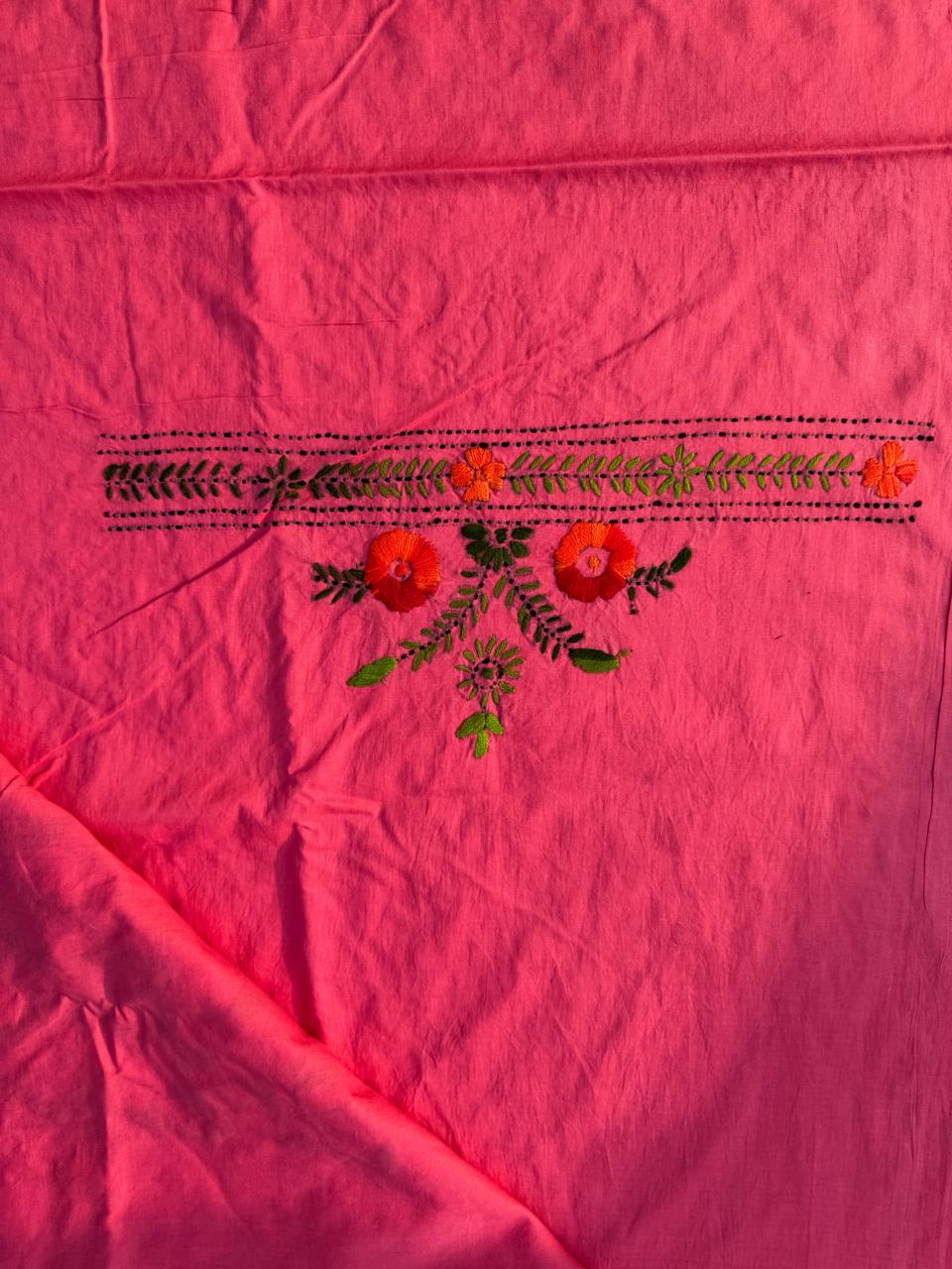 Chikonwala's Exclusive Hand Embroidered Fulkari Dress