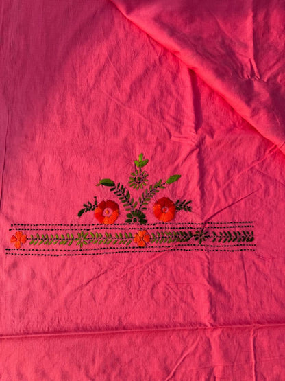 Chikonwala's Exclusive Hand Embroidered Fulkari Dress