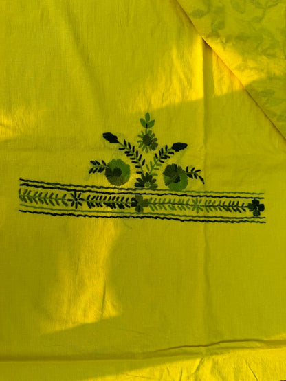 Chikonwala's Exclusive Hand Embroidered Fulkari Dress
