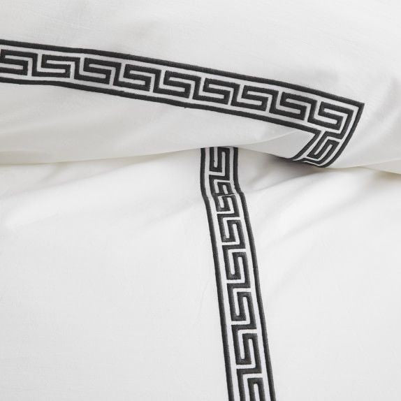 Chikonwala's Geo Embroidered King Size Bedsheet