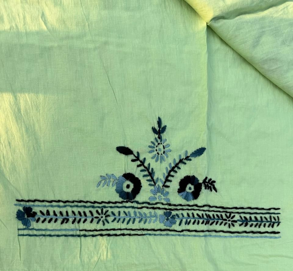 Chikonwala's Exclusive Hand Embroidered Fulkari Dress