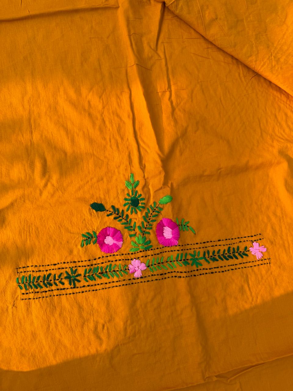 Chikonwala's Exclusive Hand Embroidered Fulkari Dress