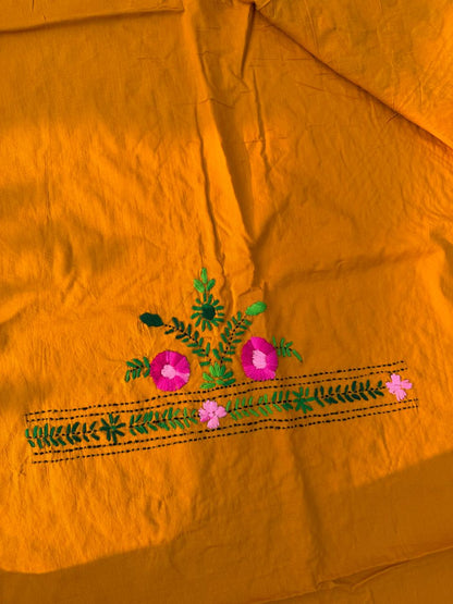 Chikonwala's Exclusive Hand Embroidered Fulkari Dress