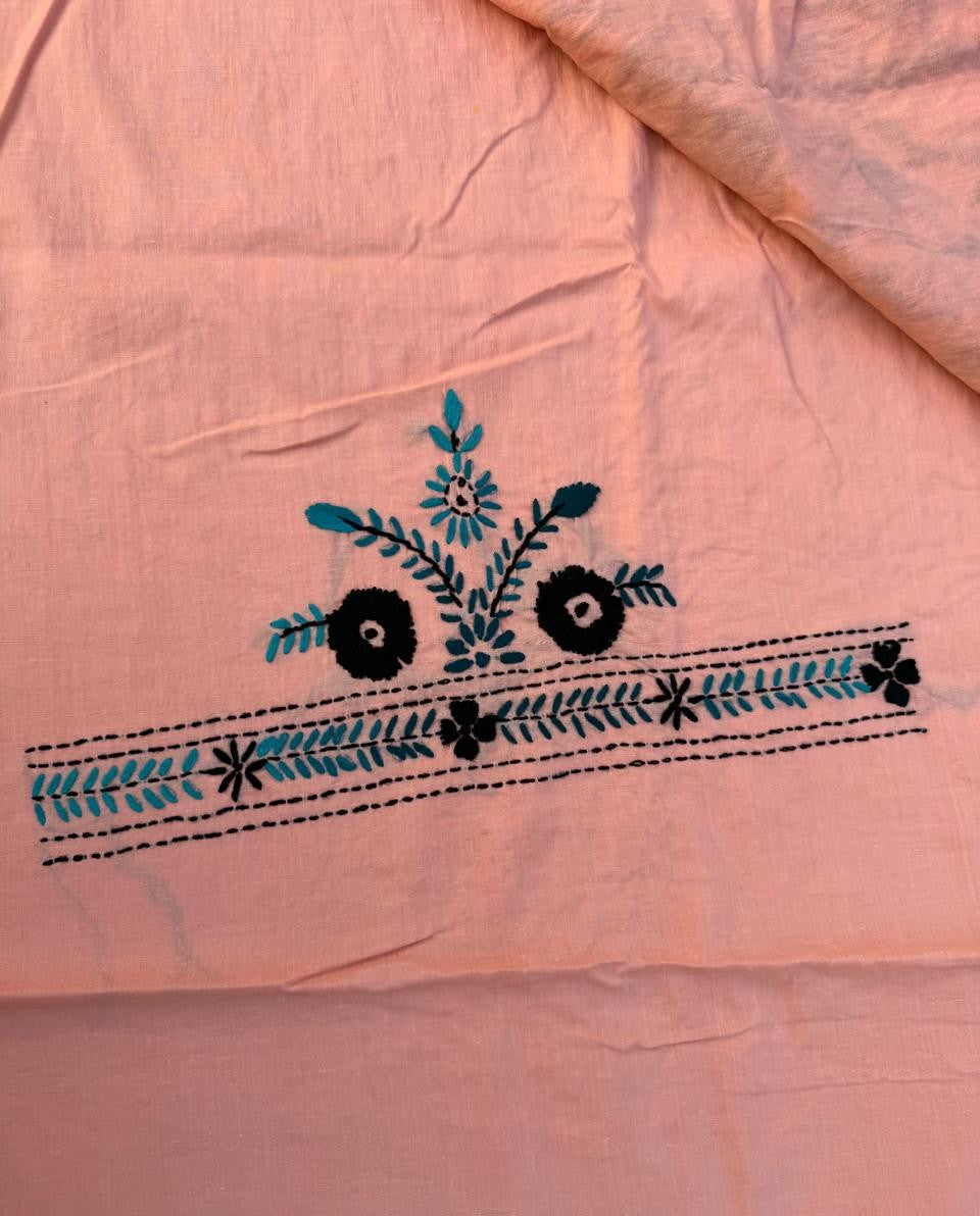 Chikonwala's Exclusive Hand Embroidered Fulkari Dress