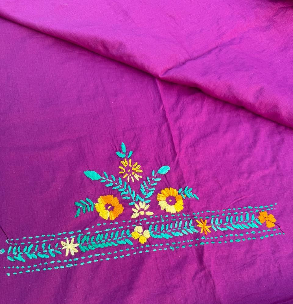 Chikonwala's Exclusive Hand Embroidered Fulkari Dress
