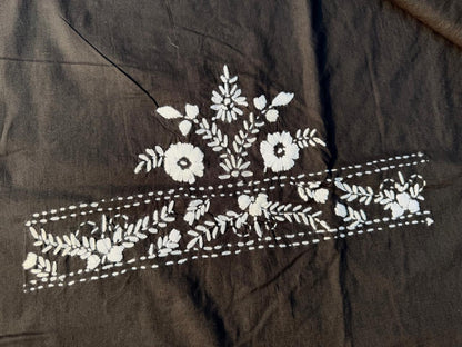 Chikonwala's Exclusive Hand Embroidered Fulkari Dress