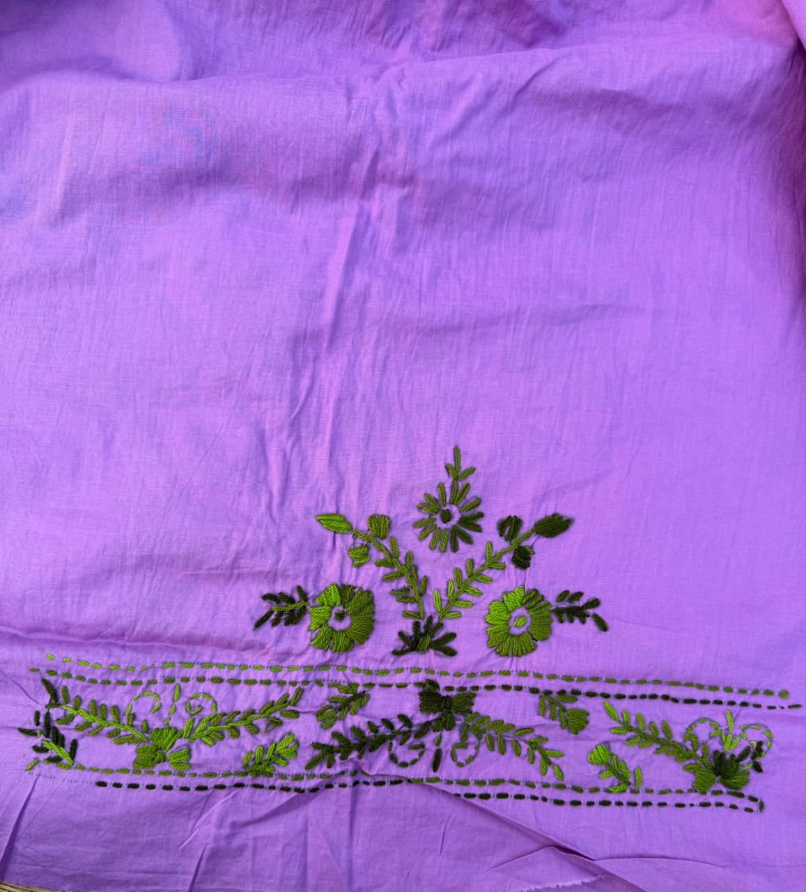 Chikonwala's Exclusive Hand Embroidered Fulkari Dress