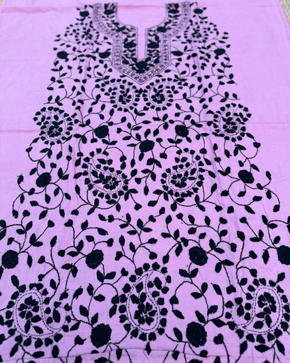 Chikonwala's Exclusive Hand Embroidered Fulkari Dress