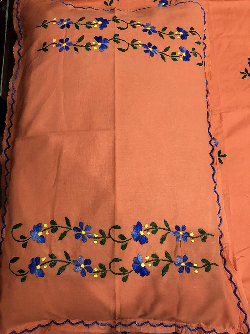 Chikonwala's Hand Embroidered Floral Design Bedsheet