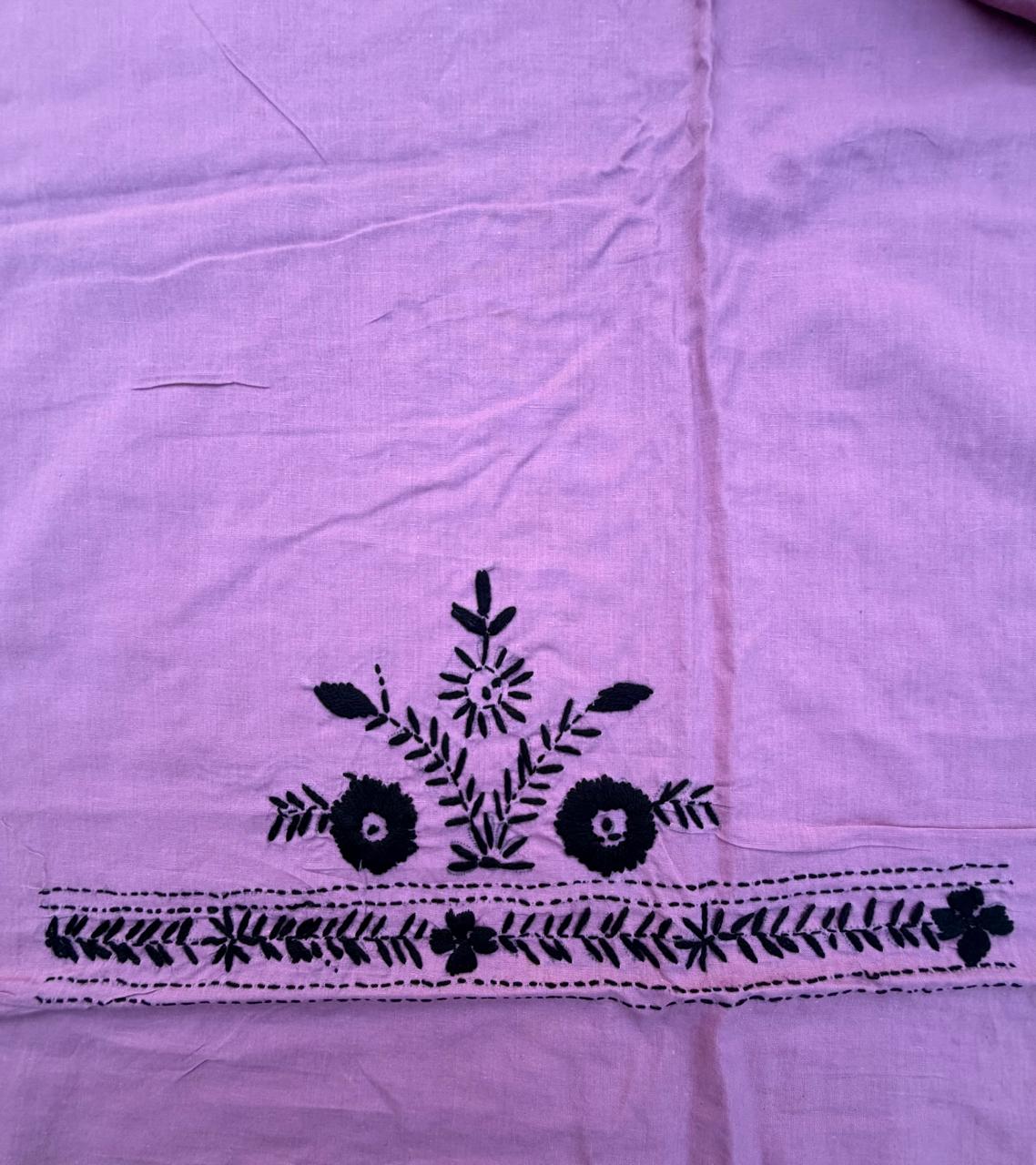 Chikonwala's Exclusive Hand Embroidered Fulkari Dress