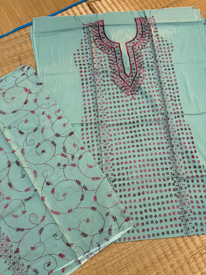 Chikonwala's Exclusive Hand Embroidered Fulkari Dress