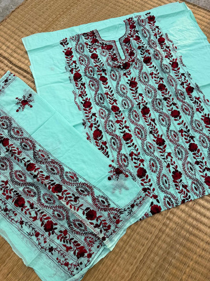 Chikonwala's Exclusive Hand Embroidered Fulkari Dress