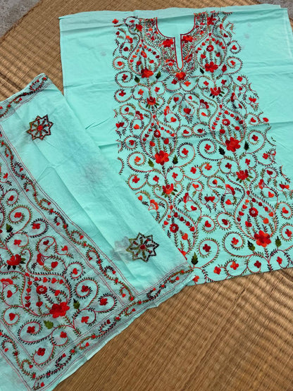 Chikonwala's Exclusive Hand Embroidered Fulkari Dress