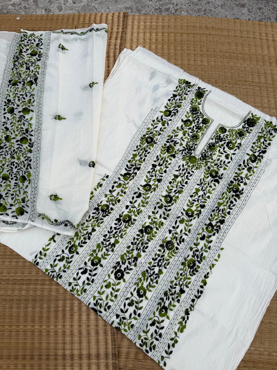 Chikonwala's Exclusive Hand Embroidered Fulkari Dress