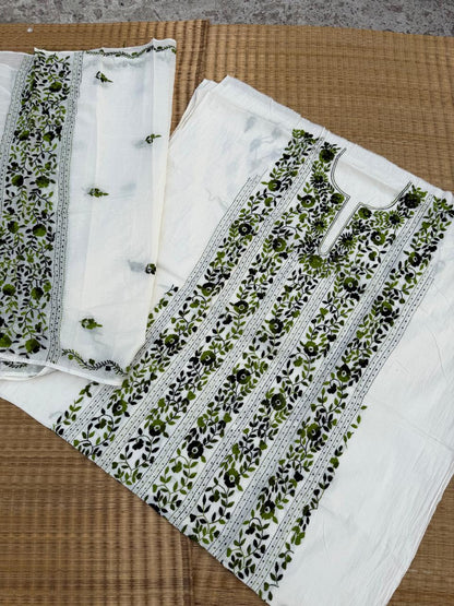 Chikonwala's Exclusive Hand Embroidered Fulkari Dress