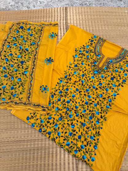 Chikonwala's Exclusive Hand Embroidered Fulkari Dress
