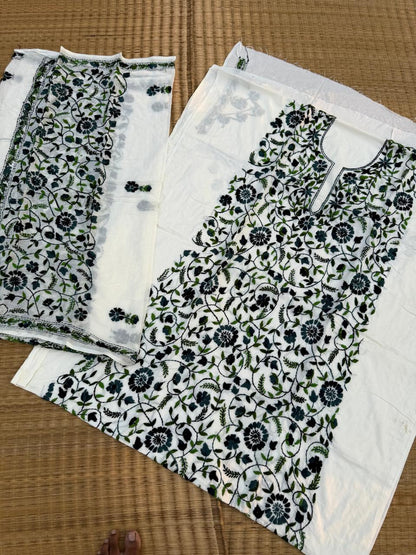 Chikonwala's Exclusive Hand Embroidered Fulkari Dress