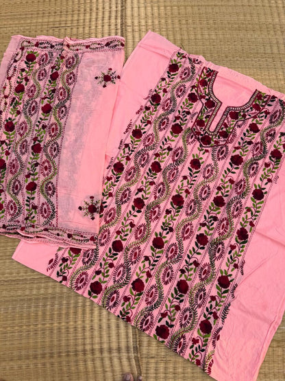 Chikonwala's Exclusive Hand Embroidered Fulkari Dress