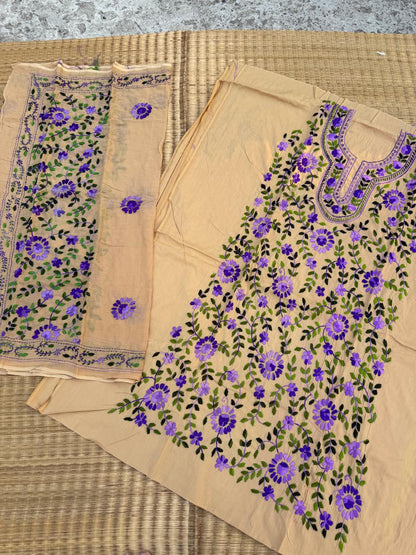 Chikonwala's Exclusive Hand Embroidered Fulkari Dress
