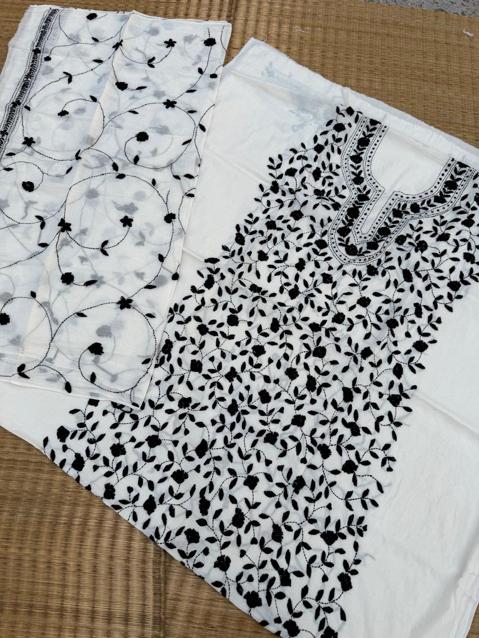 Chikonwala's Exclusive Hand Embroidered Fulkari Dress