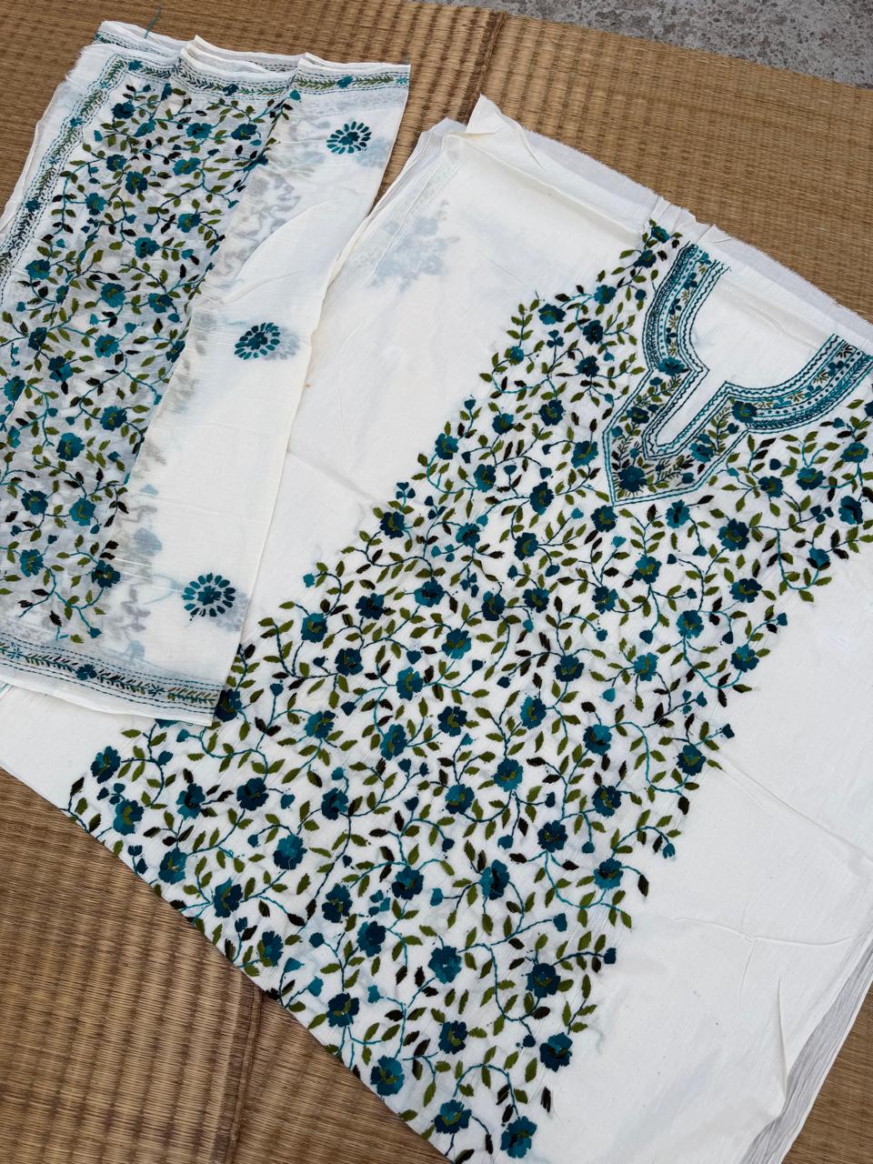 Chikonwala's Exclusive Hand Embroidered Fulkari Dress