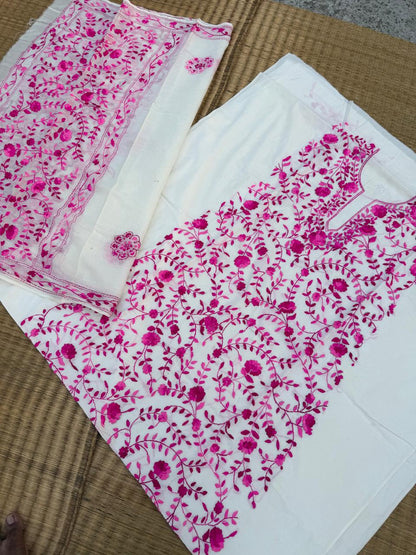Chikonwala's Exclusive Hand Embroidered Fulkari Dress