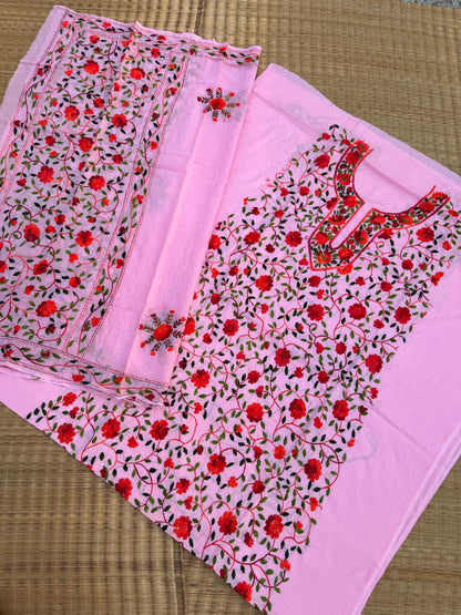Chikonwala's Exclusive Hand Embroidered Fulkari Dress