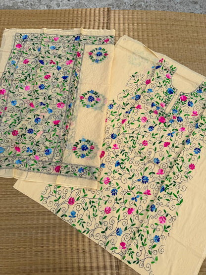 Chikonwala's Exclusive Hand Embroidered Fulkari Dress