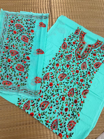 Chikonwala's Exclusive Hand Embroidered Fulkari Dress