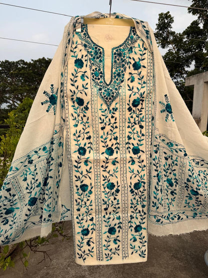 Chikonwala's Exclusive Hand Embroidered Fulkari Dress