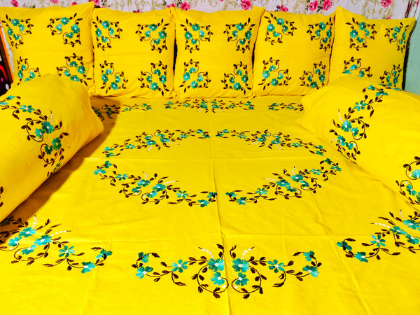 Chikonwala's Embroidered Diwan Set