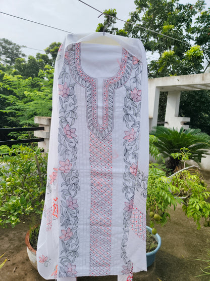 Chikonwala's Exclusive Hand Embroidered Fulkari Dress