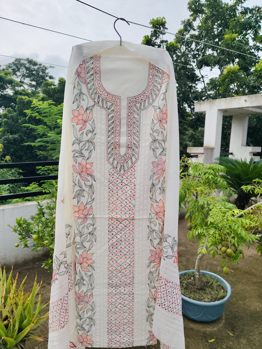 Chikonwala's Exclusive Hand Embroidered Fulkari Dress