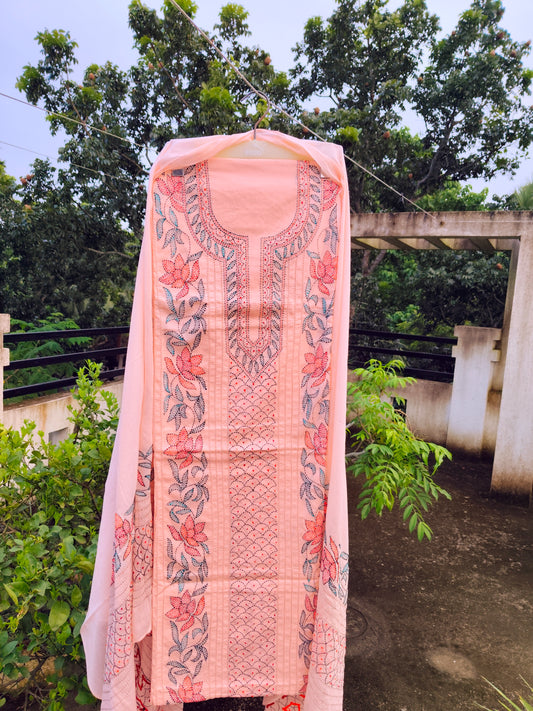 Chikonwala's Exclusive Hand Embroidered Fulkari Dress