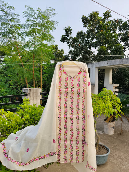 Chikonwala's Exclusive Hand Embroidered Fulkari Dress