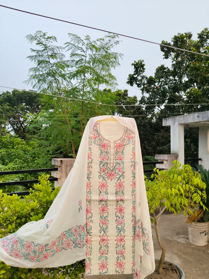 Chikonwala's Exclusive Hand Embroidered Fulkari Dress